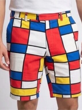 Loudmouth Bright Golf Shorts For Men Sz38